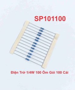Điện Trở 1/4W 100 Ôm Gói 100 Cái