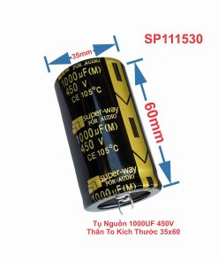 Tụ Nguồn 1000UF 450V Thân To Kích Thước 35x60