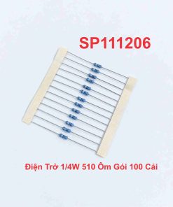 Điện Trở 1/4W 510 Ôm Gói 100 Cái