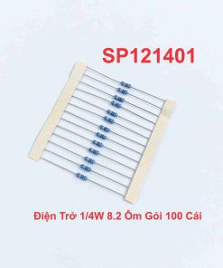 Điện Trở 1/4W 8.2 Ôm Gói 100 Cái