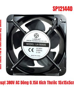 Quạt 380V AC Dòng 0.15A Kích Thước 15x15x5cm