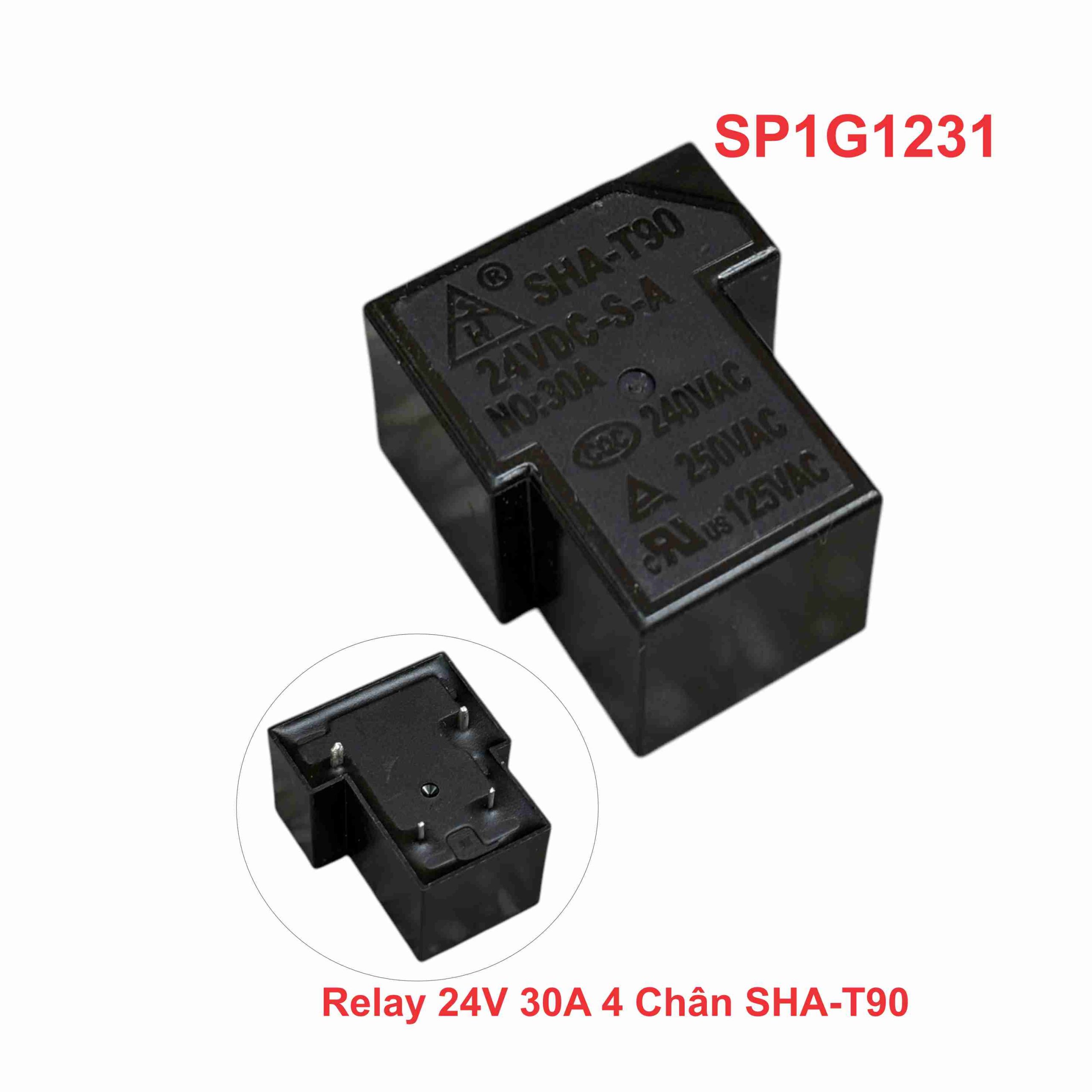 Relay 24V 30A 4 Chân SHA-T90