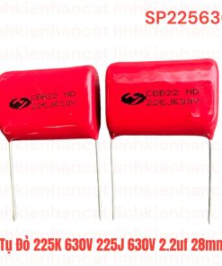 Tụ Đỏ 225K 630V 225J 630V 2.2uf 28mm