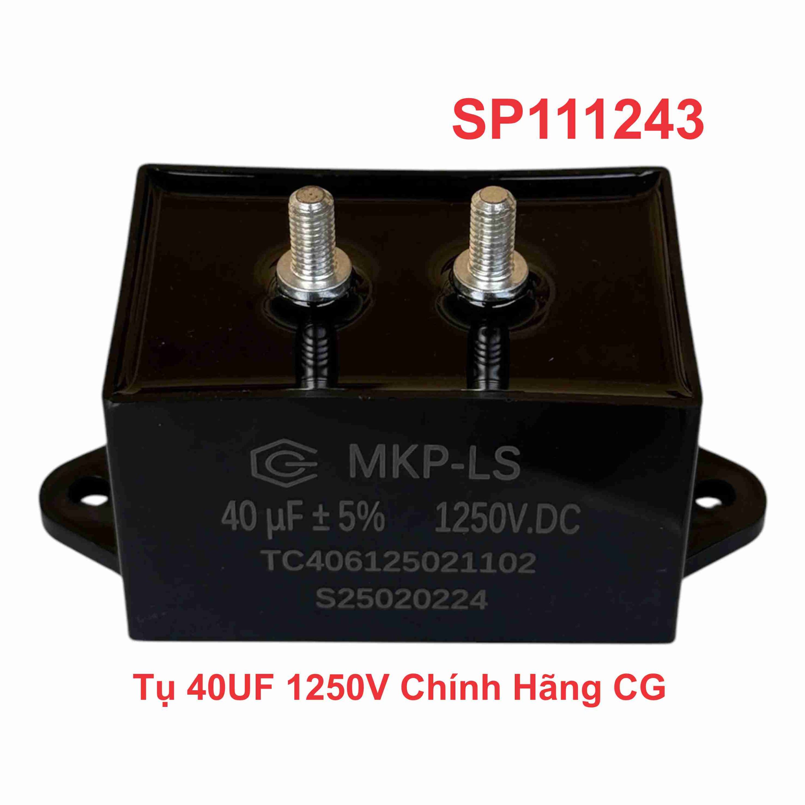 Tụ 40UF 1250V Chính Hãng CG
