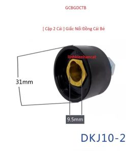 [ Cặp 2 Cái ] Giắc Nối Đồng Cái Bé