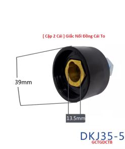 [ Cặp 2 Cái ] Giắc Nối Đồng Cái To