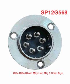 Giắc Điều Khiển Máy Hàn Mig 6 Chân Đực