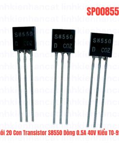 Gói 20 Con Transistor S8550 Dòng 0.5A 40V Kiểu TO-92