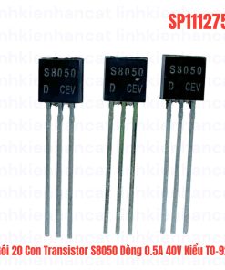 Gói 20 Con Transistor S8050 Dòng 0.5A 40V Kiểu TO-92