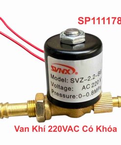 Van Khí 220VAC Có Khóa