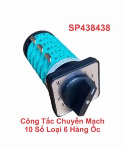 Công Tắc Chuyển Mạch 10 Số Loại 6 Hàng Ốc