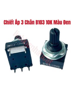 Chiết Áp 3 Chân B103 10K Màu Đen