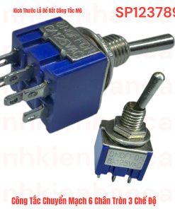 Công Tắc Chuyển Mạch 6 Chân Tròn 3 Chế Độ