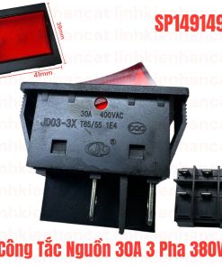 Công Tắc Nguồn 30A 3 Pha 380V