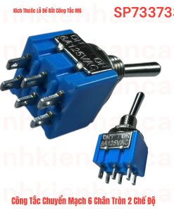 Công Tắc Chuyển Mạch 6 Chân Tròn 2 Chế Độ