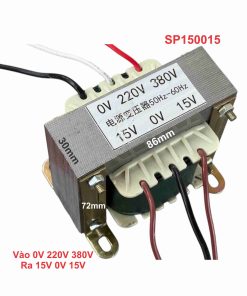 Biến Áp Nguồn Vào 0V 220V 380V Ra 15V 0V 15V