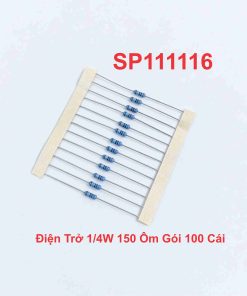 Điện Trở 1/4W 150 Ôm Gói 100 Cái