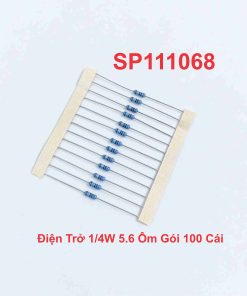 Điện Trở 1/4W 5.6 Ôm Gói 100 Cái