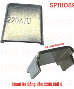 Shunt Đo Dòng Hàn 220A Chữ U