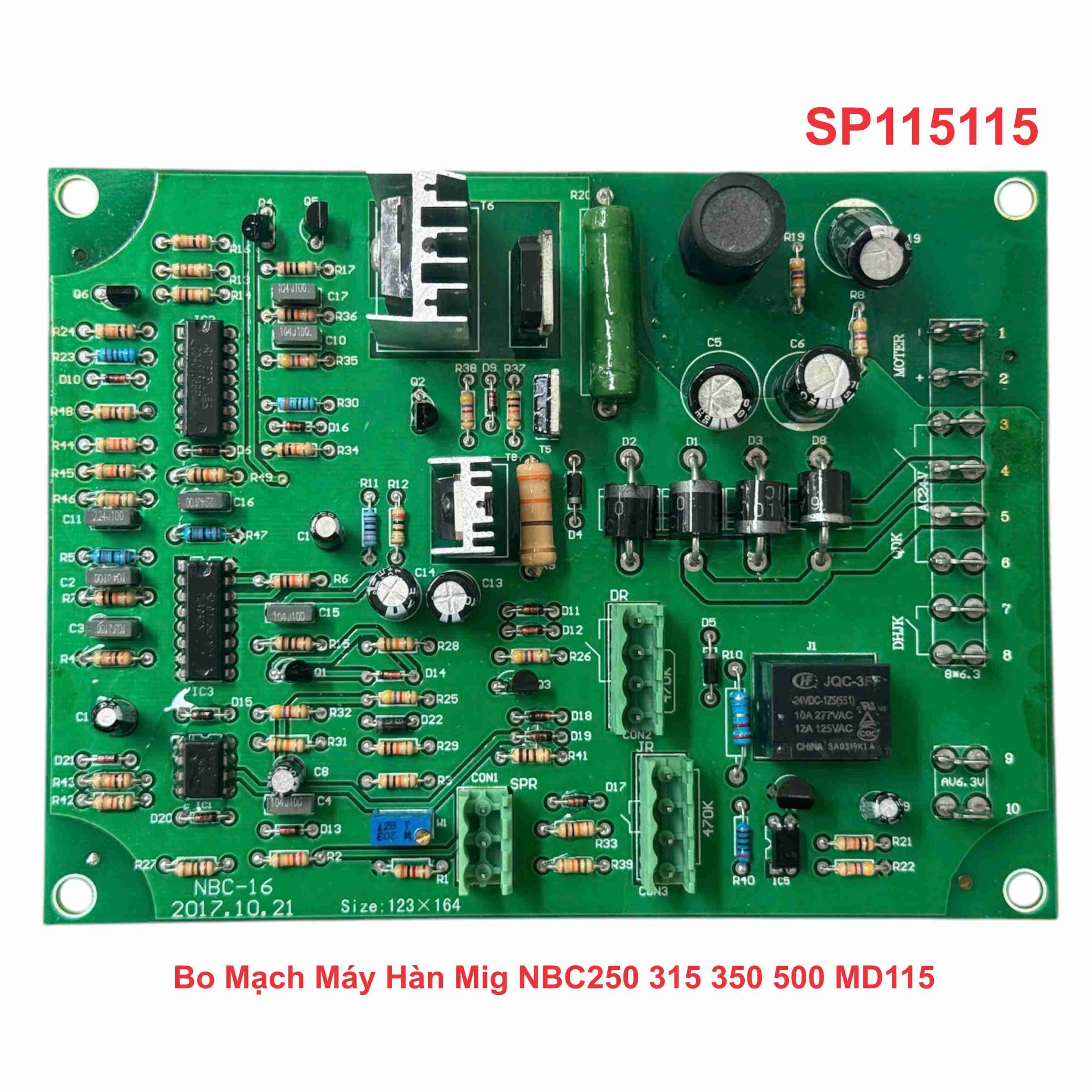 Bo Mạch Máy Hàn Mig NBC250 315 350 500 MD115