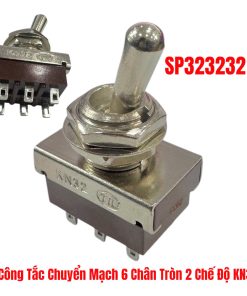 Công Tắc Chuyển Mạch 6 Chân Tròn 2 Chế Độ KN32