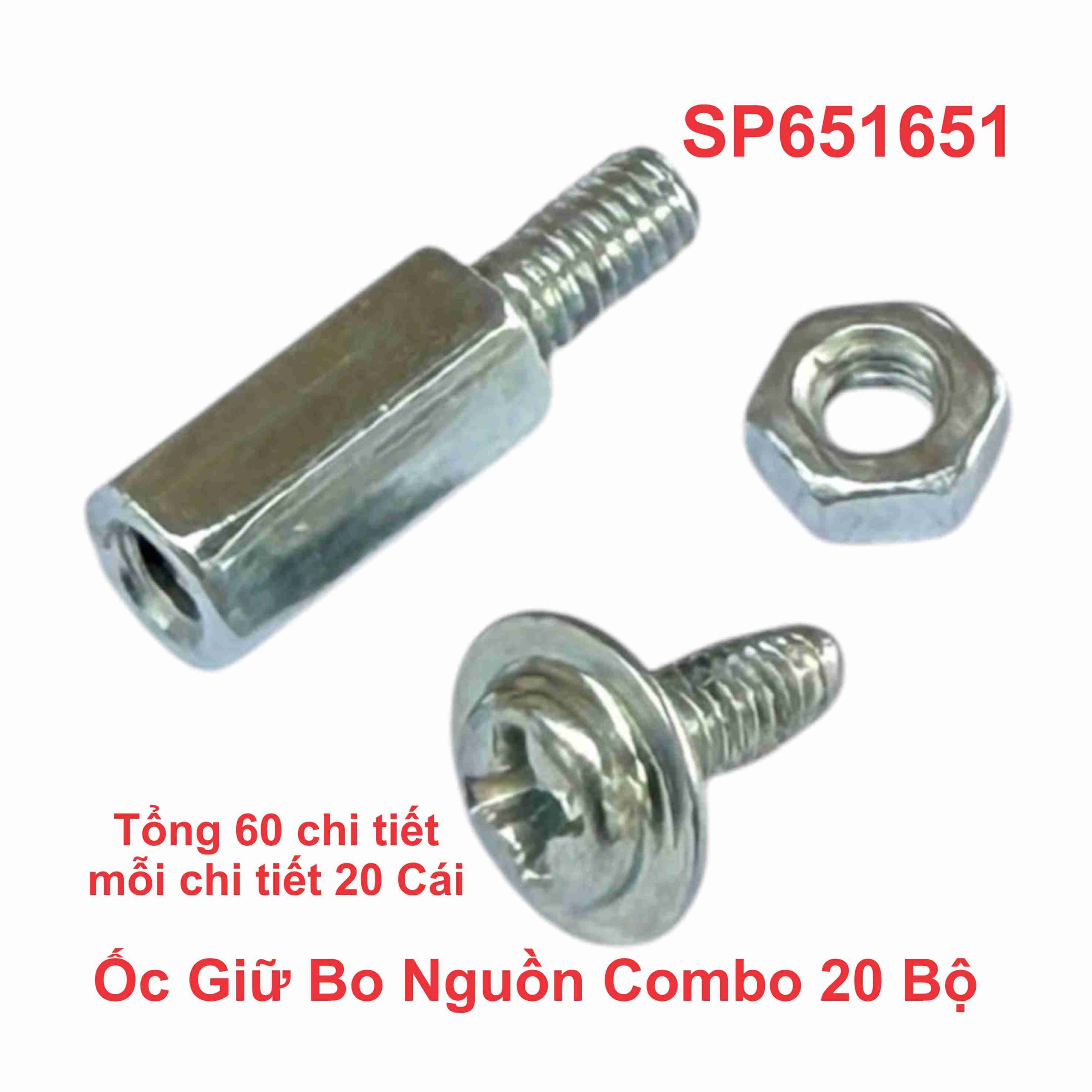 Ốc Giữ Bo Nguồn Combo 20 Bộ