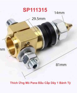 Thích Ứng Mỏ Pana Đầu Cấp Dây 1 Bánh Tỳ