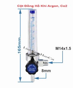 Cột Đồng Hồ Khí Argon CO2