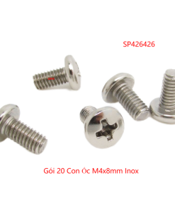 Gói 20 Con Ốc M4x8mm Inox