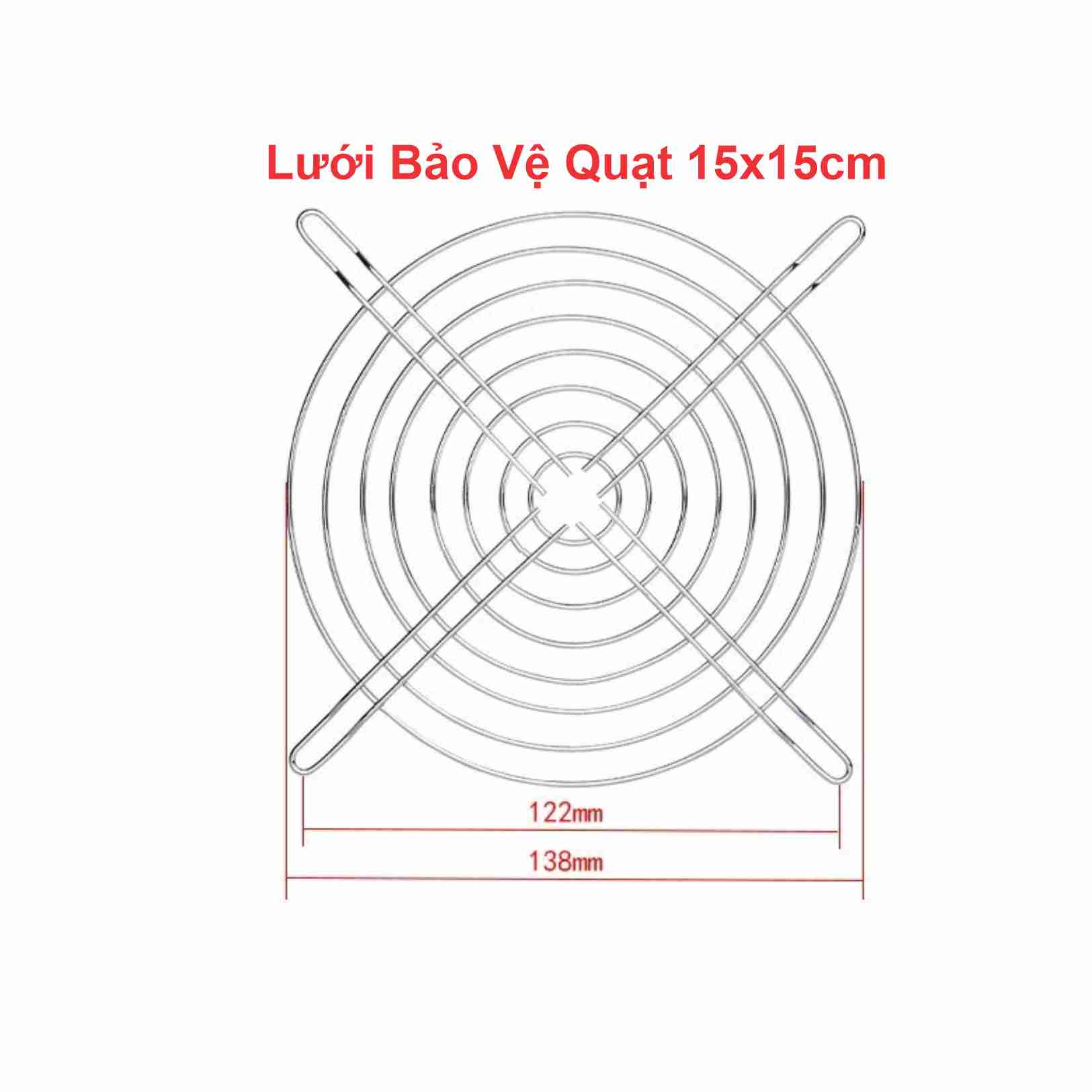 Lưới Bảo Vệ Quạt 15x15cm
