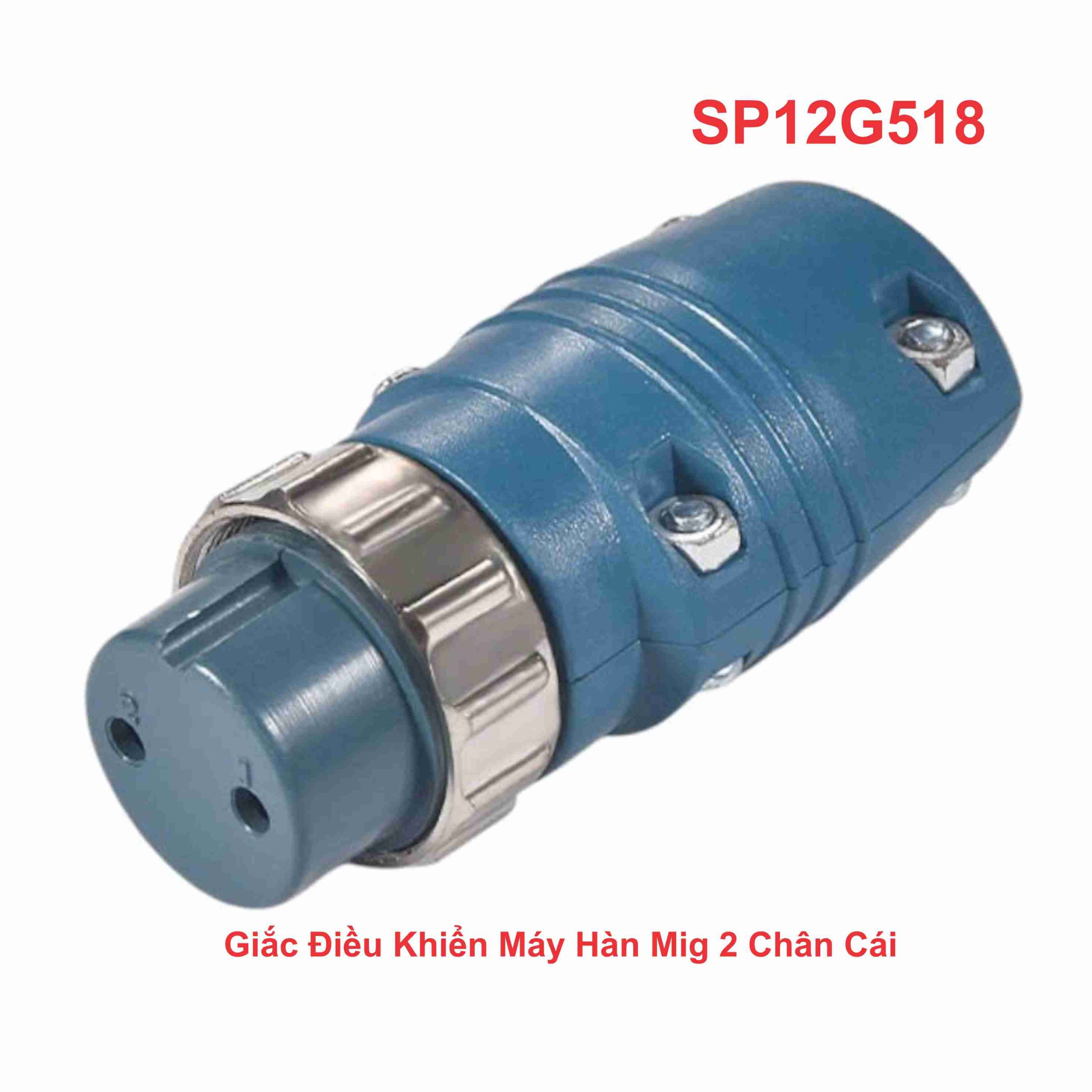 Giắc Điều Khiển Máy Hàn Mig 2 Chân Cái