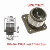Giắc Nối P20-2 Loại 2 Chân Đực