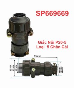 Giắc Nối P20-5 Loại 5 Chân Cái