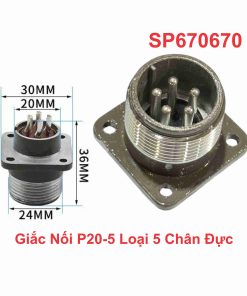 Giắc Nối P20-5 Loại 5 Chân Đực