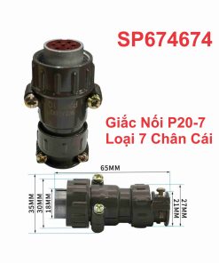 Giắc Nối P20-7 Loại 7 Chân Cái