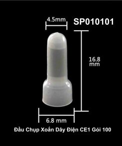 Đầu Chụp Xoắn Dây Điện CE1 Gói 100