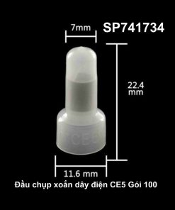 Đầu chụp xoắn dây điện CE5 Gói 100