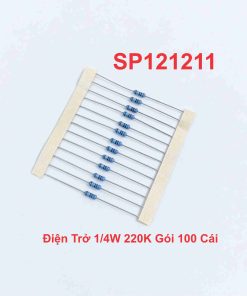 Điện Trở 1/4W 220K Gói 100 Cái
