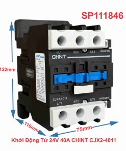 Khởi Động Từ 24V 40A CHINT CJX2-4011