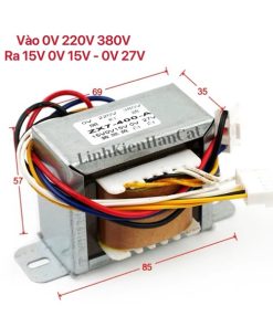 Biến Áp Nguồn Vào 0V 220V 380V Ra 15V 0V 15V - 0V 27V
