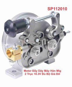 Motor Đẩy Dây Máy Hàn Mig 2 Trục 18.3V Đủ Bộ Giá Đỡ