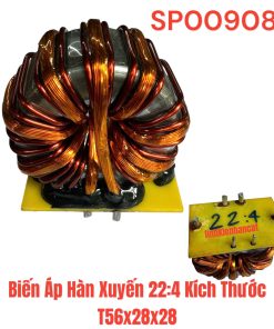 Biến Áp Hàn Xuyến 22:4 Kích Thước T56x28x28