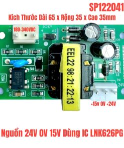 Nguồn 24V 0V 15V Dùng IC LNK626PG