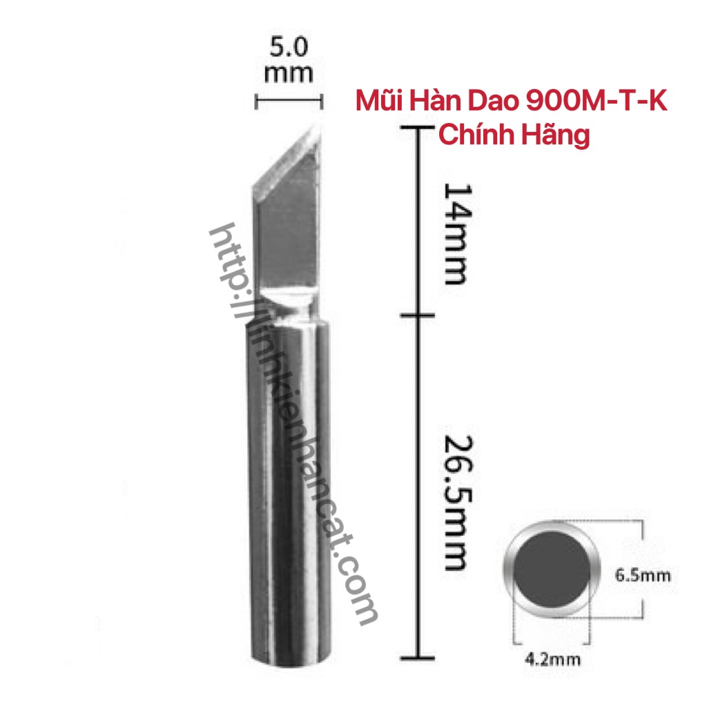 Mũi Hàn Dao 900M-T-K Chính Hãng Mũi Hàn Dao 900M-T-K Chính Hãng
