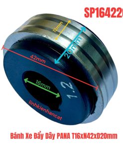 Bánh Xe Đẩy Dây PANA T16xN42xD20mm