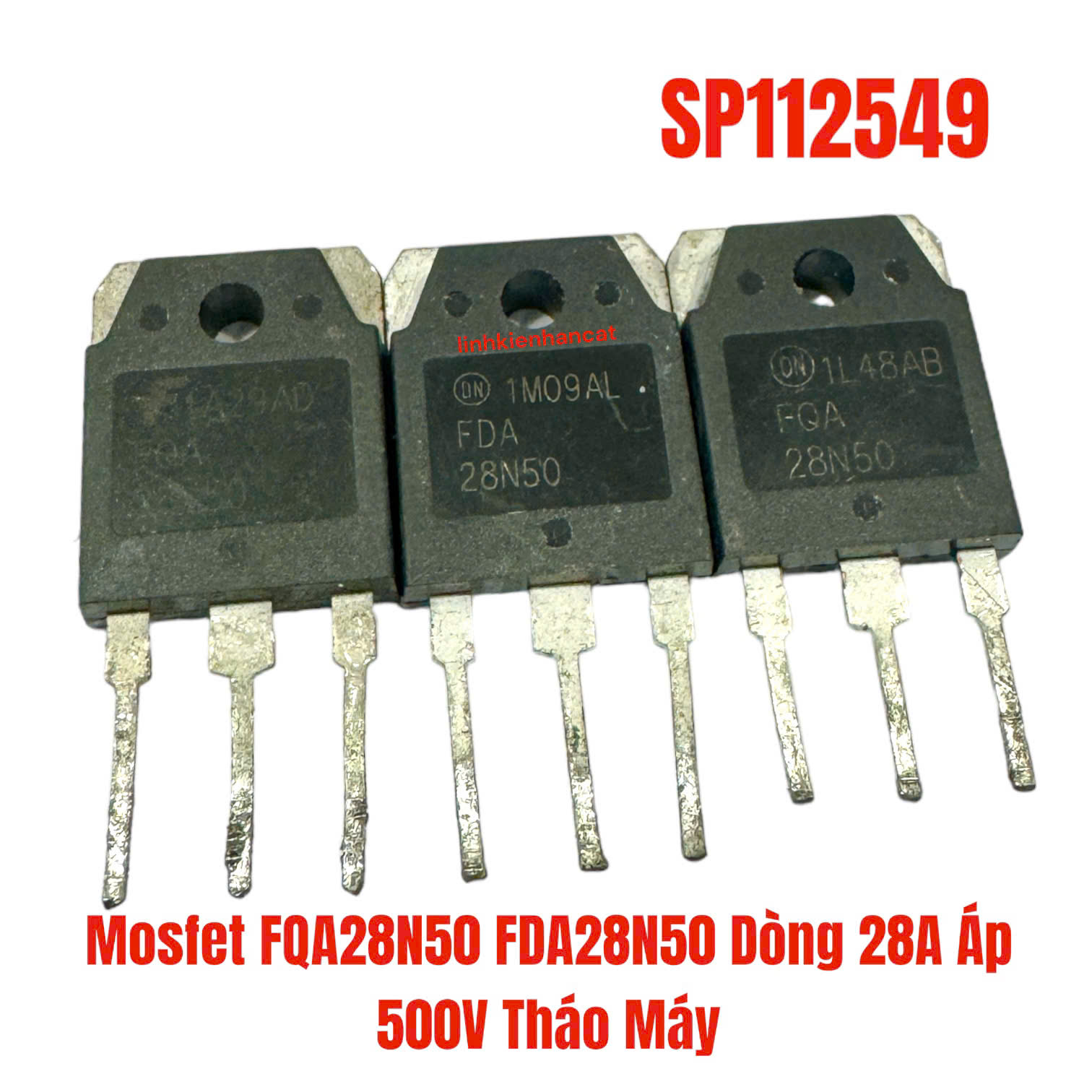 Mosfet FQA28N50 FDA28N50 Dòng 28A Áp 500V Tháo Máy