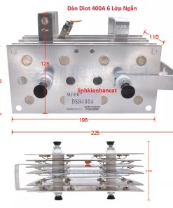 Dàn Diot 400A 6 Lớp Ngắn