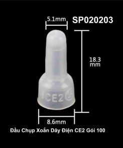 Đầu Chụp Xoắn Dây Điện CE2 Gói 100