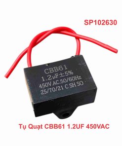 Tụ Quạt CBB61 1.2UF 450VAC