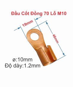 Đầu Cốt Đồng 70 Lỗ M10